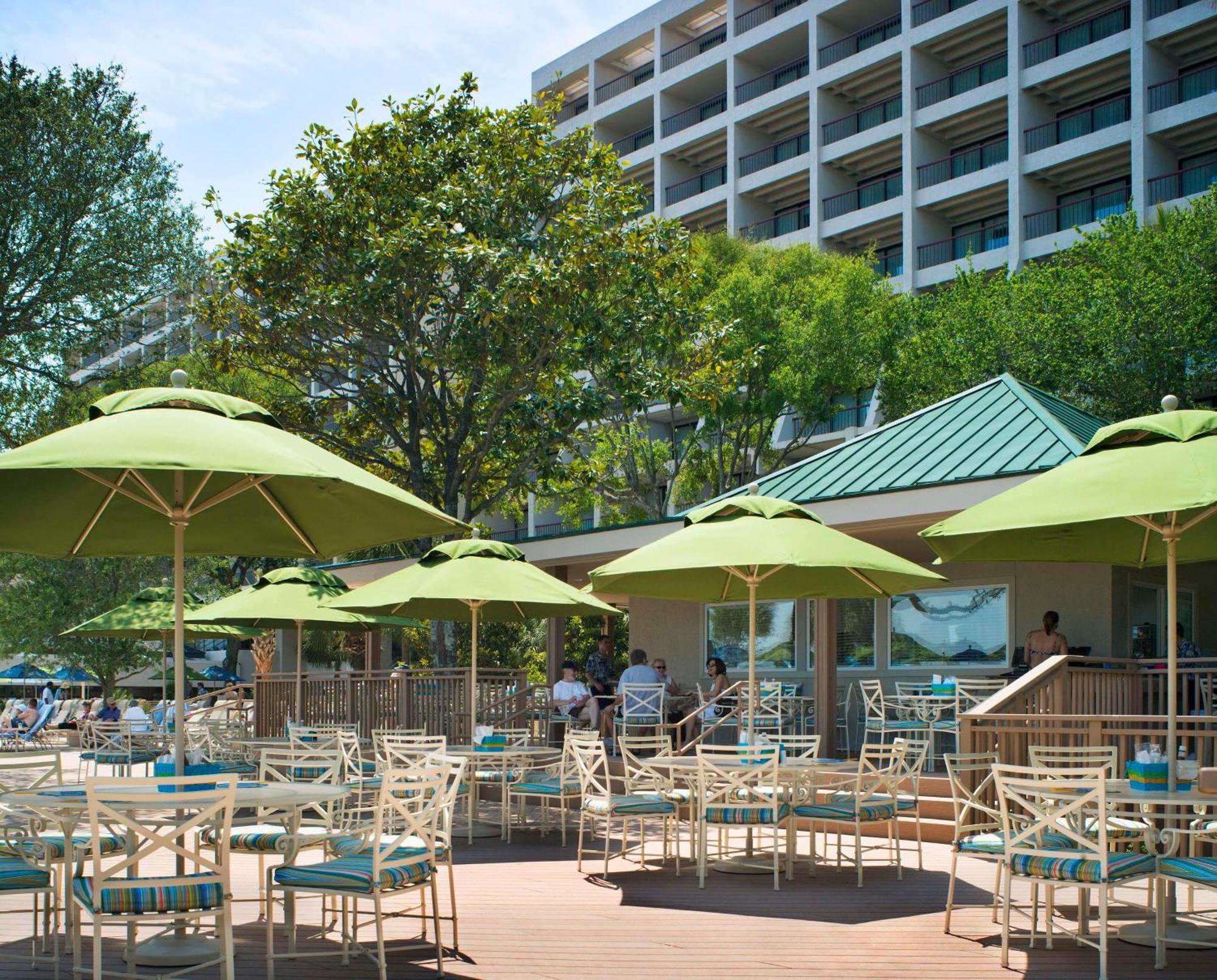 Hilton Beachfront Resort & Spa Hilton Head Island Exterior foto The Terrace